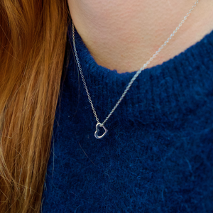 Collier Avec Pendentif Coeur En Argent 925 - Luna Collier Avec Pendentif Coeur En Argent 925 - Luna