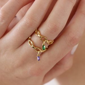 Bague Plaqué Or Et Zirconium - Diane Bague Plaqué Or Et Zirconium - Diane