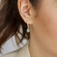 Boucles d'oreilles argent 925 et zirconium - Apolline