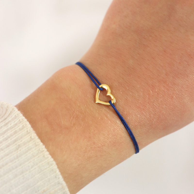 Bracelet Nylon Intercalaire Coeur - Luna